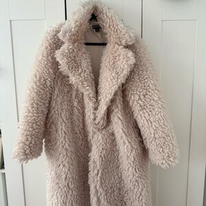 PrettyLittleThing Soft Cream Teddy Jacket
